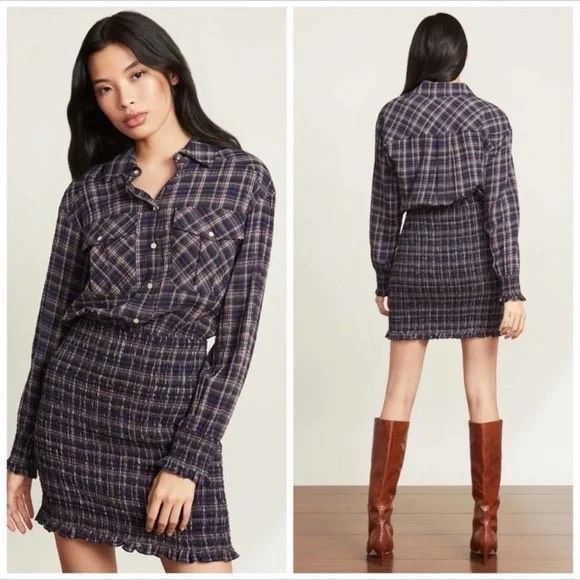 Veronica Beard Melnar Plaid Dress Size 0/XS - Picture 1 of 8